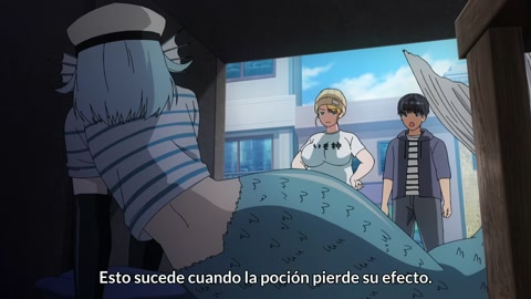 Elf-san wa Yaserarenai. Episodio 3