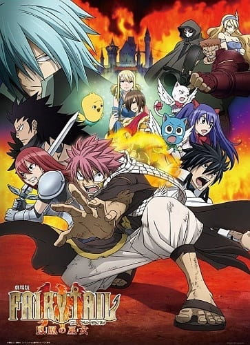 Portada de Fairy Tail Movie 1: Houou no Miko