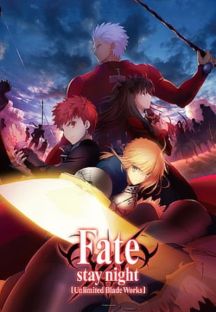 Portada de Fate/stay night: Unlimited Blade Works
