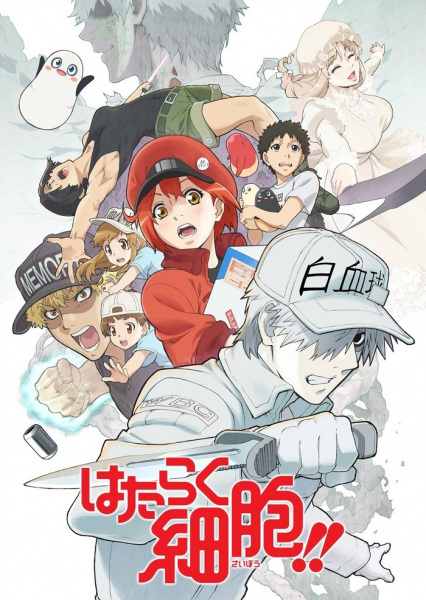 Portada de Hataraku Saibou!!